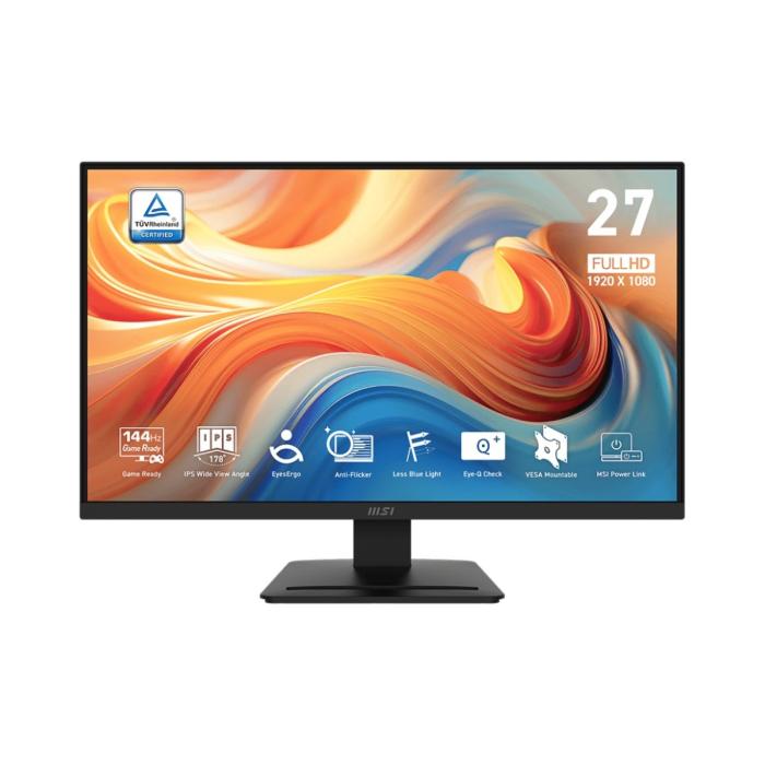 MONITOR MSI PRO MP273L E14 27" PLANA 1920X1080 144HZ IPS FREESYNC HDMI / VGA 9S6-3PE2CH-005 NEGRO