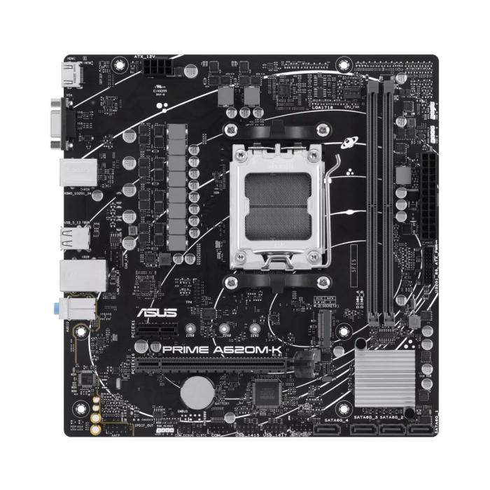 TARJETA MADRE ASUS PRIME A620AM-K AM5 MICRO ATX DDR5 90MB1GX0-M0EAY0