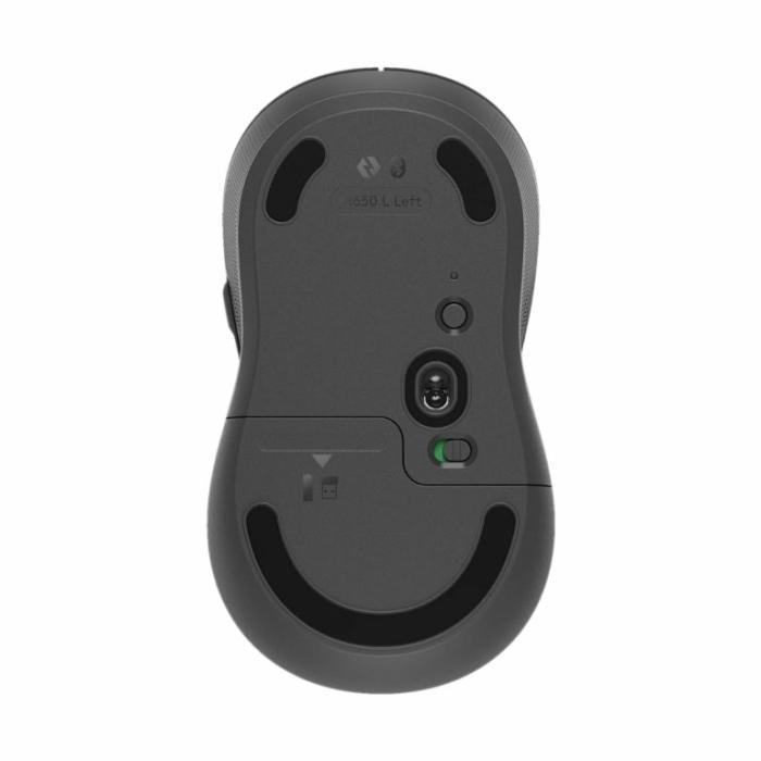 Logitech Signature M650 L LEFT - Ratón - tamaño completo - zurdo - inalámbrico - 2.4 GHz, Bluetooth - receptor de USB Logitech Logi Bolt - grafito