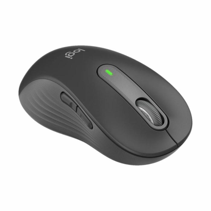 Logitech Signature M650 L LEFT - Ratón - tamaño completo - zurdo - inalámbrico - 2.4 GHz, Bluetooth - receptor de USB Logitech Logi Bolt - grafito