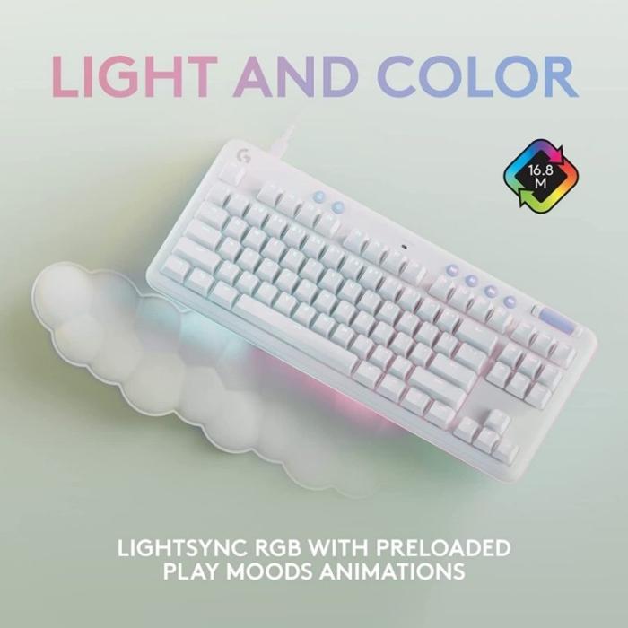 TECLADO GAMING RGB LOGITECH G713 MECÁNICO ALÁMBRICO USB INGLÉS 920-010413