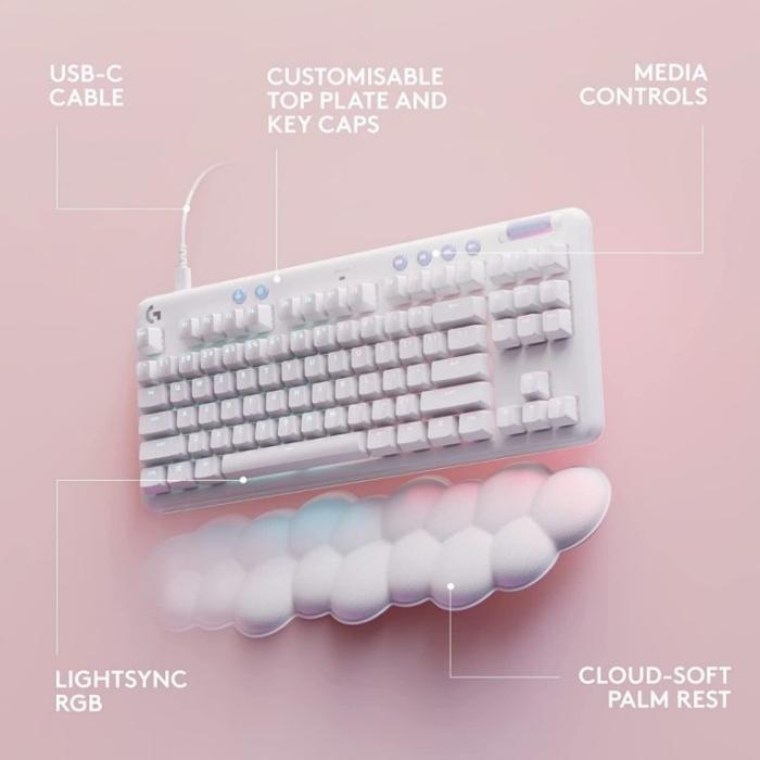 TECLADO GAMING RGB LOGITECH G713 MECÁNICO ALÁMBRICO USB INGLÉS 920-010413