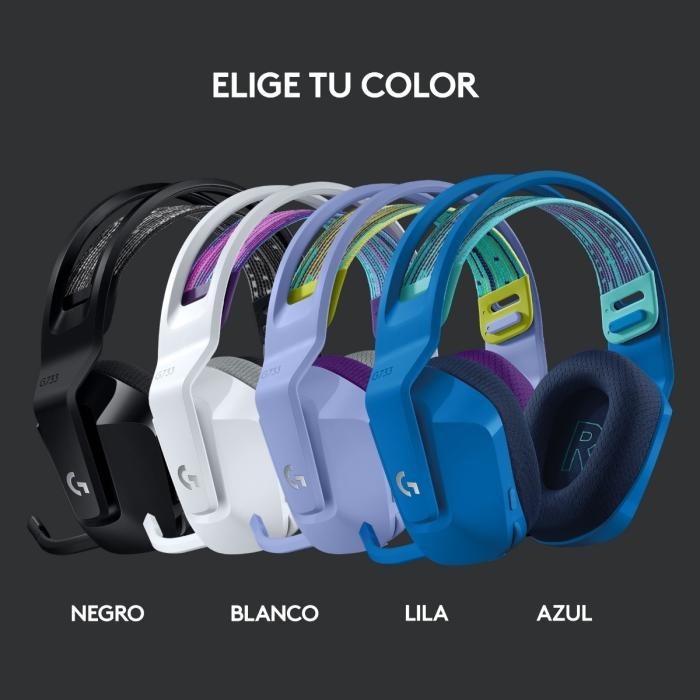 HEADSET GAMING RGB LOGITECH G733 INALÁMBRICO LIGHTSPEED USB-A 981-000889