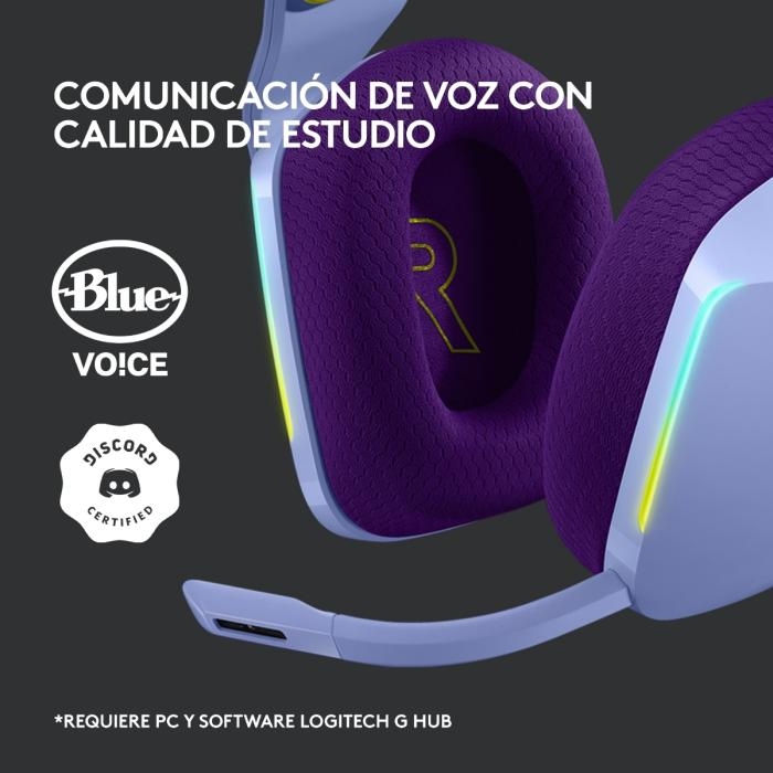 HEADSET GAMING RGB LOGITECH G733 INALÁMBRICO LIGHTSPEED USB-A 981-000889