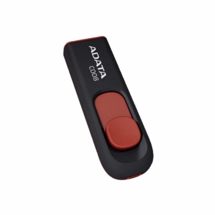 MEMORIA USB 64GB ADATA AC008 USB-A 2 AC008-64G-RKD NEGRO / ROJO