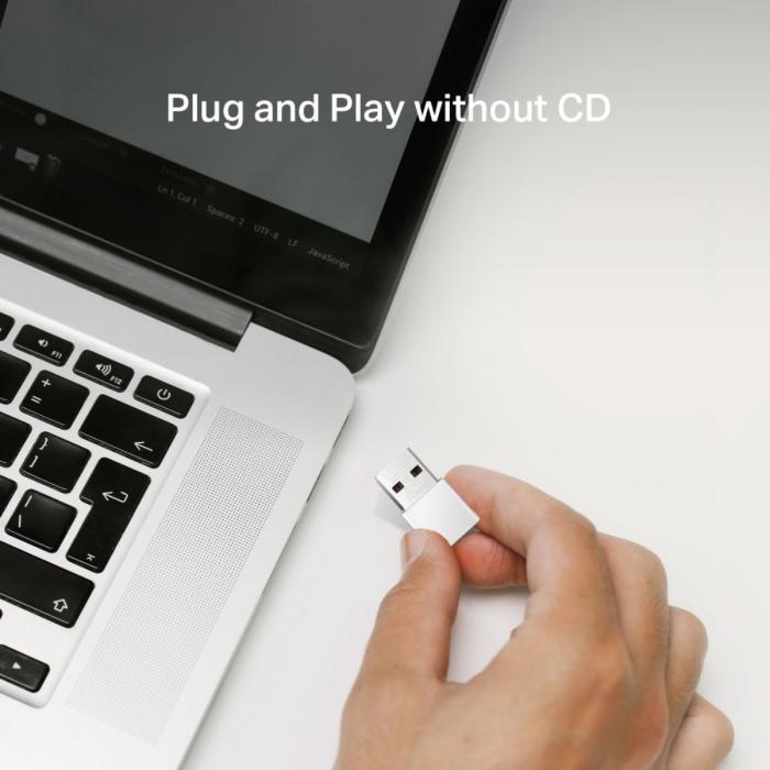 ADAPTADOR DE RED MERCUSYS MA30N(US) DUAL BAND USB 2.0  867 MBPS (5 GHz) + 400 MBPS (2,4 GHz)