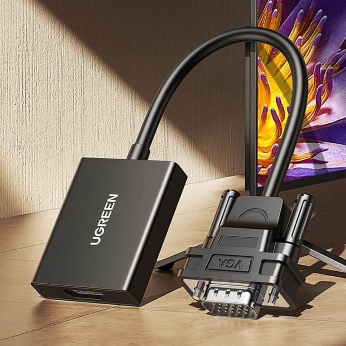 ADAPTADOR UGREEN CM513 VGA A HDMI 1080P 60HZ 50945