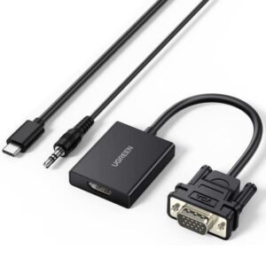 ADAPTADOR UGREEN CM513 VGA A HDMI 1080P 60HZ 50945
