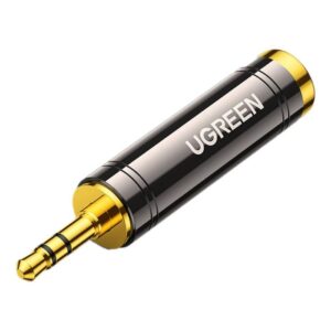 ADAPTADOR UGREEN AV168 3.5MM MACHO A 6.35MM HEMBRA 60711