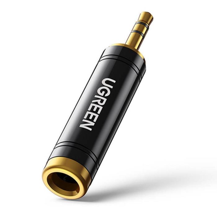ADAPTADOR UGREEN AV168 3.5MM MACHO A 6.35MM HEMBRA 60711