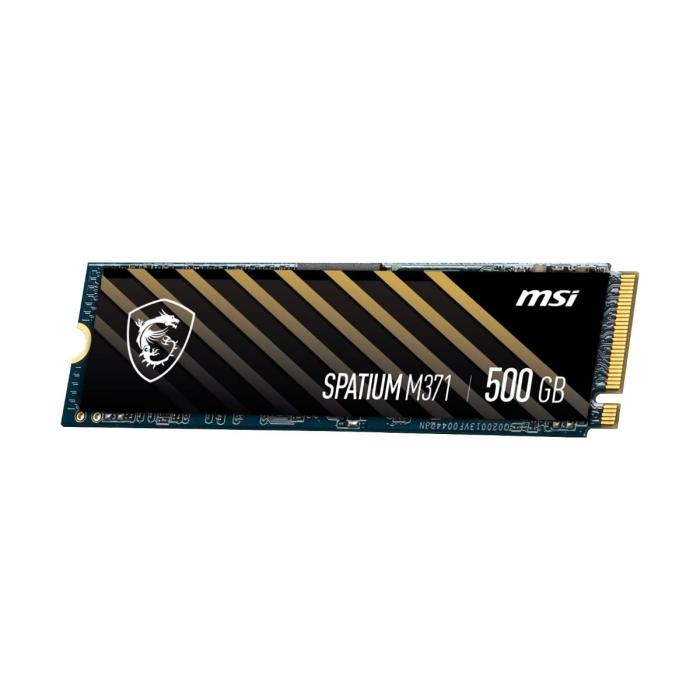 HD INTERNO SOLIDO 500GB MSI SPATIUM M371 M.2 2280 PCIE GEN3 X4 2200MB/S / 1150MB/S S78-440K160-P83 N