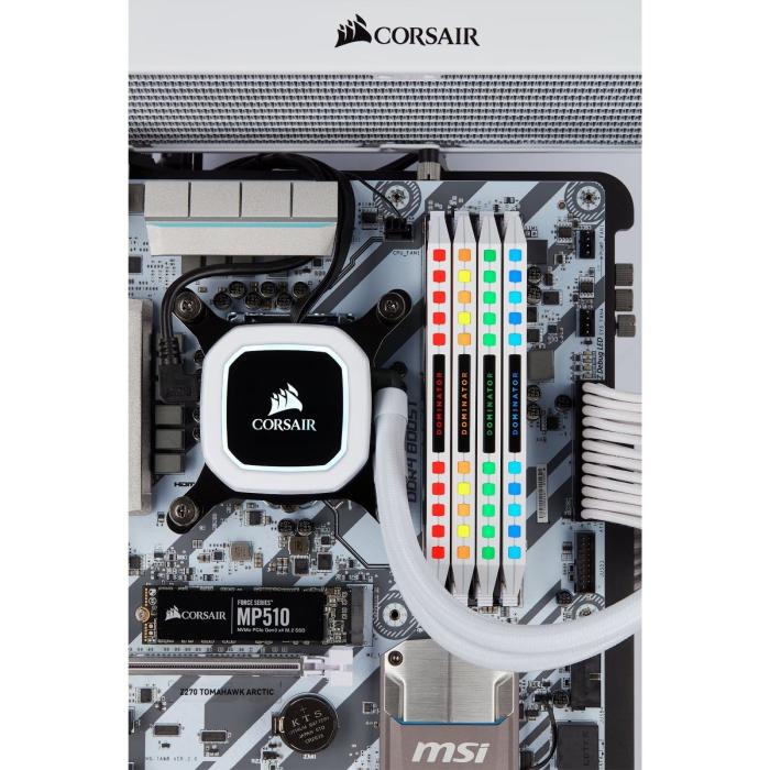 MEMORIA RAM PC 16GB (2×8GB) CORSAIR DOMINATOR PLATINUM RGB DDR4 3600MHz CL18 1.35V RGB CMT16GX4M2C3600C18W