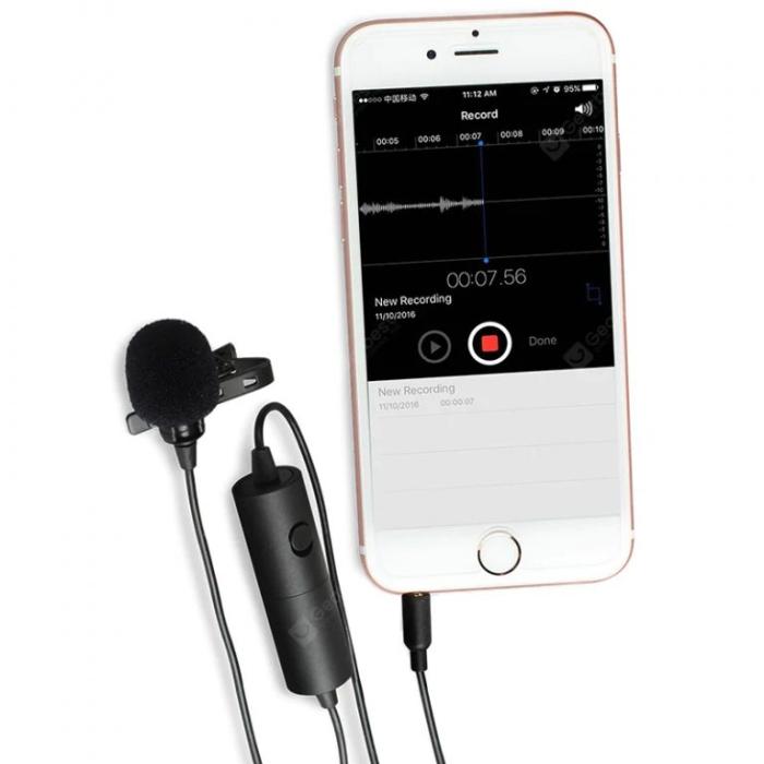 MICRÓFONO MAONO AU-100 3.5MM / USB LAVALIER OMNIDIRECCIONAL NEGRO