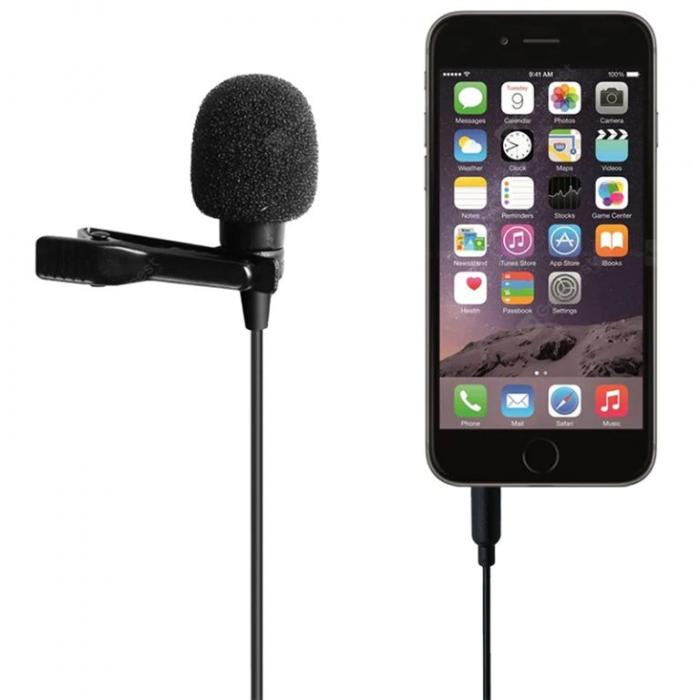 MICRÓFONO MAONO AU-100 3.5MM / USB LAVALIER OMNIDIRECCIONAL NEGRO