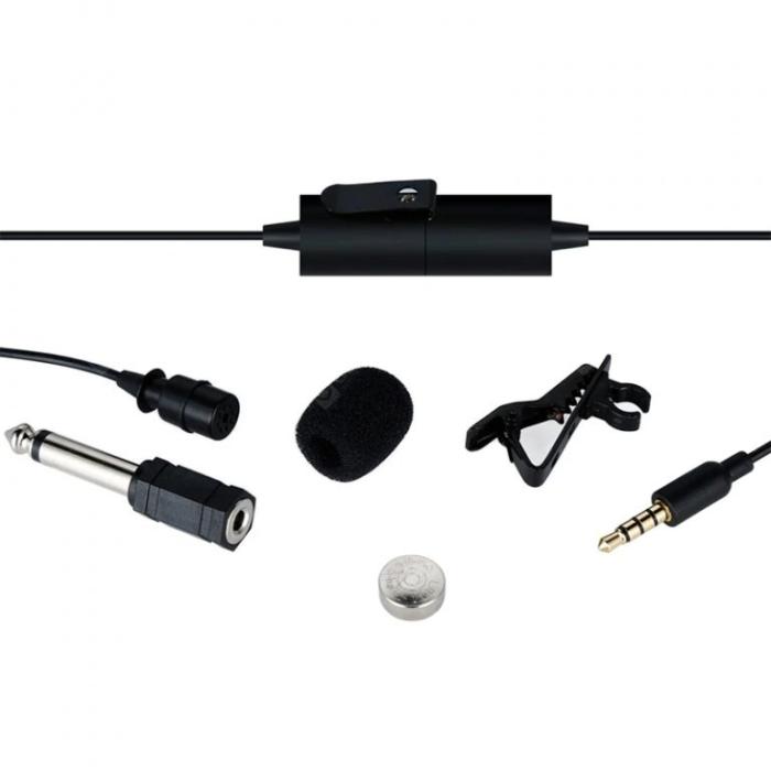 MICRÓFONO MAONO AU-100 3.5MM / USB LAVALIER OMNIDIRECCIONAL NEGRO