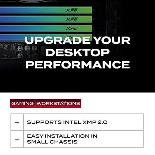 MEMORIA RAM PC 32GB ADATA XPG SPECTRIX D35G AX4U320032G16A-SWHD35G DDR4 3200 MHZ CL16 1.35 V RGB BLANCO DIMM 288 PINES