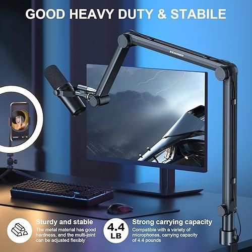 MICROFONO STREAMPLIFY CARDIOIDE RGB USB MIC-48-RGB-MA-BK SPMC-MZ1C227.11