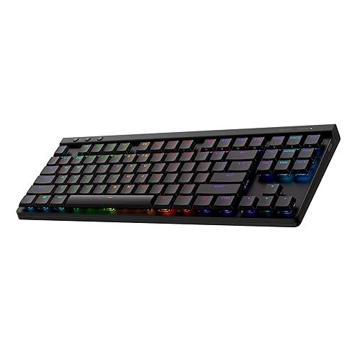 TECLADO GAMING RGB LOGITECH G515 LIGHTSPEED TKL MECÁNICO INALÁMBRICO BLUETOOTH INGLÉS 920-012535