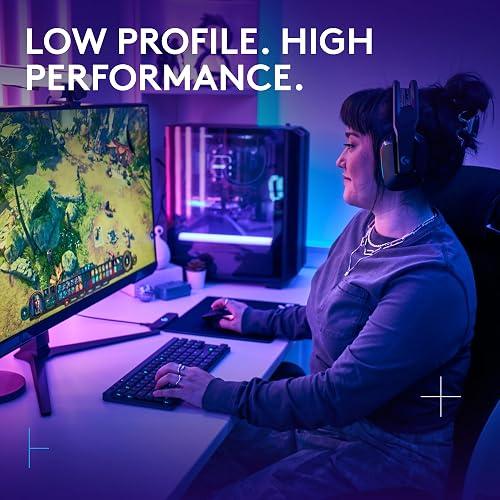 TECLADO GAMING RGB LOGITECH G515 LIGHTSPEED TKL MECÁNICO INALÁMBRICO BLUETOOTH INGLÉS 920-012535