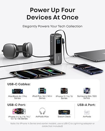 Anker - Power bank - Lithium - Para - - (25K 165W Built-In USB-C) - Si