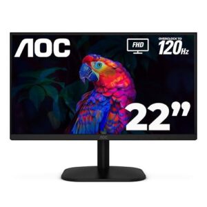 MONITOR AOC 22B35HM23 22 PULG PLANA FULL HD 1920 X 1080 120HZ LED ADAPTIVE SYNC HDMI / VGA / 3.5MM N