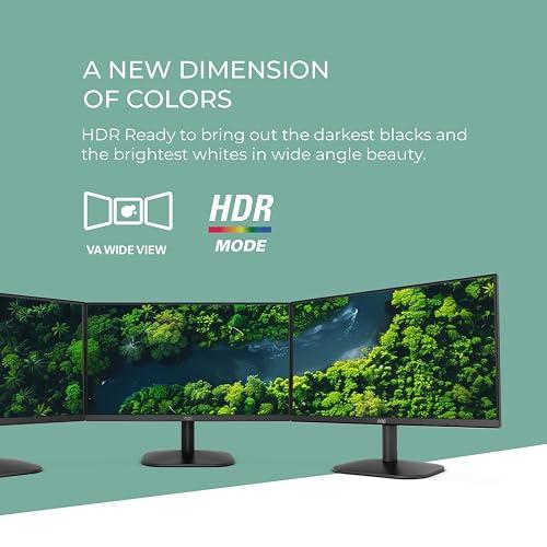 MONITOR AOC 22B35HM23 22 PULG PLANA FULL HD 1920 X 1080 120HZ LED ADAPTIVE SYNC HDMI / VGA / 3.5MM N