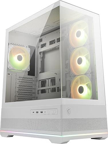 CASE RGB MSI MAG PANO 110R PZ  MID TOWER VENTILADORES 4 DE 120MM CON VIDRIO FRONTAL Y LATERAL 306-7G28R21-JA4