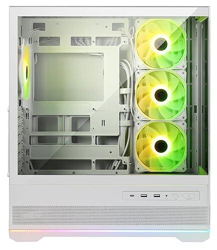 CASE RGB MSI MAG PANO 110R PZ  MID TOWER VENTILADORES 4 DE 120MM CON VIDRIO FRONTAL Y LATERAL 306-7G28R21-JA4