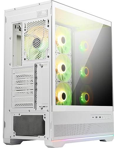 CASE RGB MSI MAG PANO 110R PZ  MID TOWER VENTILADORES 4 DE 120MM CON VIDRIO FRONTAL Y LATERAL 306-7G28R21-JA4