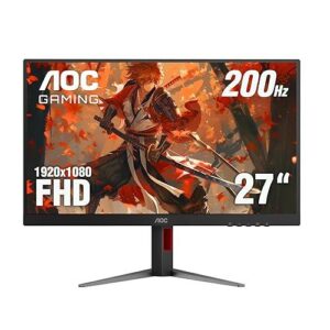 MONITOR AOC 27G4H 27" PLANA FULL HD 1920 X 1080 200 HZ HDMI 2.0 / DISPLAYPORT 1.4 / ADAPTIVE SYNC