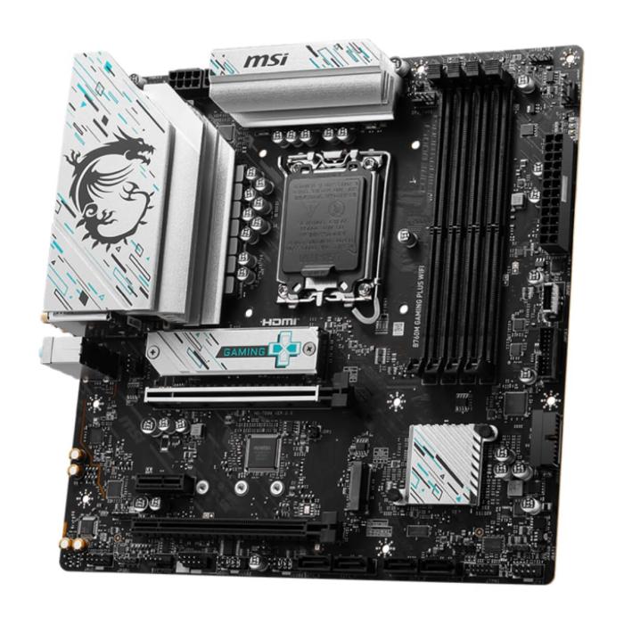 TARJETA MADRE MSI B760M GAMING PLUS WIFI LGA1700 MATX DDR5 911-7D99-032