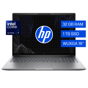 HP Zbook X, Intel® Core™ Ultra 7 NVIDIA RTX PRO 500 Blackwell (6GB),32GB, 1TB, WIN 11 PRO