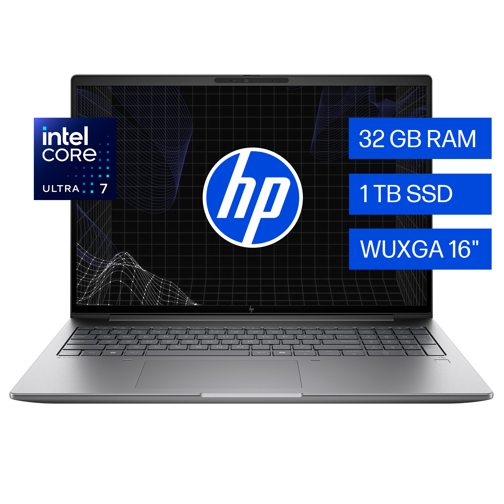 HP Zbook X, Intel® Core™ Ultra 7 NVIDIA RTX PRO 500 Blackwell (6GB),32GB, 1TB, WIN 11 PRO