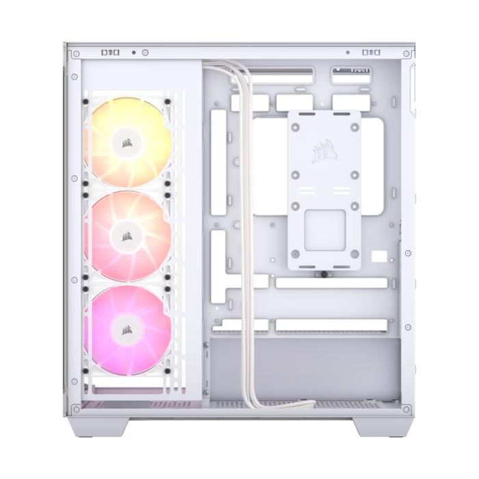 CASE CORSAIR 3500X ARGB WHITE MID TOWER VENTILADORES 3 DE 120MM CON VIDRIO LATERAL Y FRONTAL CC-9011279-WW