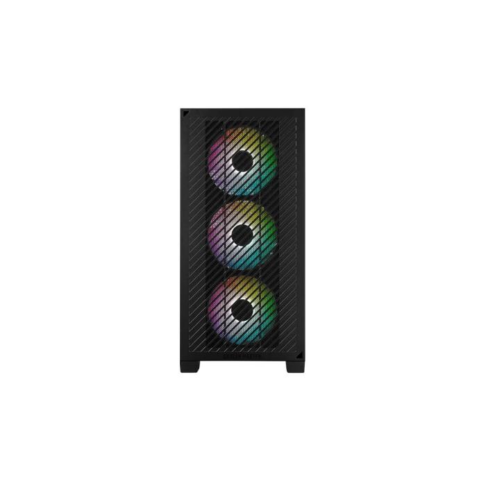CASE GAMING RGB COOLER MASTER ELITE 301 MINI TOWER VENTILADORES 3 DE 120MM CON VIDRIO LATERAL Y MALLA FRONTAL E301-KGNN-S00