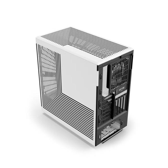 CASE GAMING HYTE Y40 MID TOWER VIDRIO TEMPLADO 1 ABANICO TRASERO Y 1 ABANICO CON VIDRIO PANORÁMICO LATERAL Y FRONTAL CS-HYTE-Y40-BW