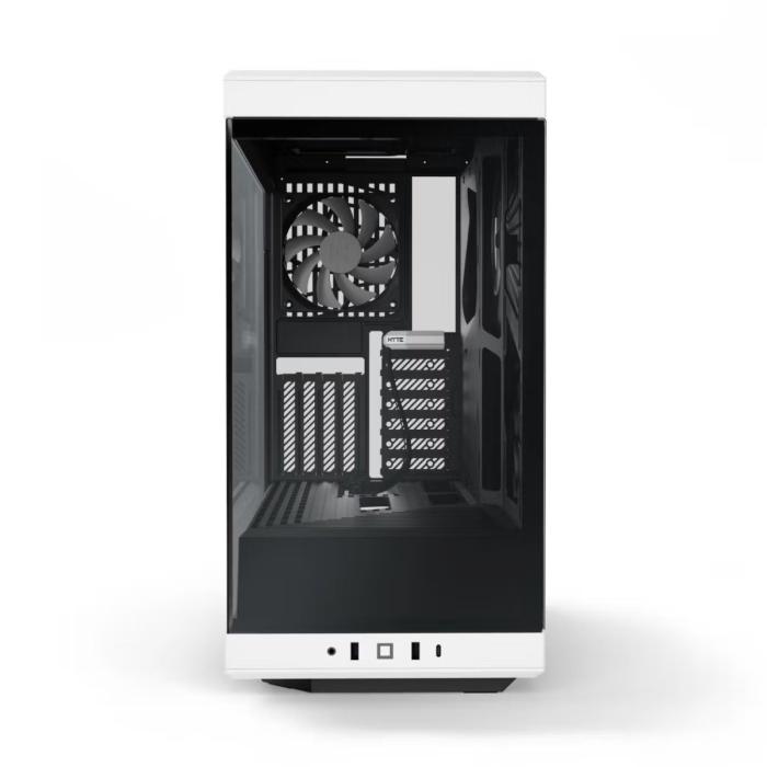 CASE GAMING HYTE Y40 MID TOWER VIDRIO TEMPLADO 1 ABANICO TRASERO Y 1 ABANICO CON VIDRIO PANORÁMICO LATERAL Y FRONTAL CS-HYTE-Y40-BW