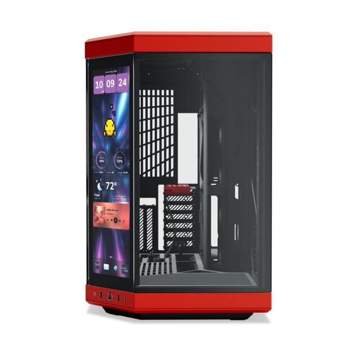 CASE HYTE Y70 TOUCH INFINITE TORRE MEDIA VIDRIO TEMPLADO CON PANTALLA TÁCTIL 14.9" GEN 3 CS-HYTE-Y70TTI-WW