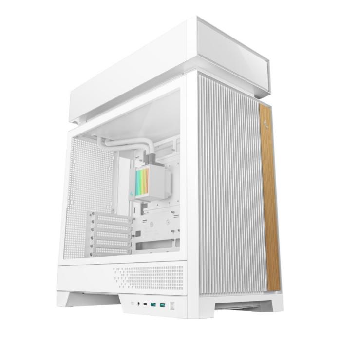 CASE RGB DEEPCOOL CL6600 MID TOWER VENTILADORES DE 2 DE 120MM CON MALLA FRONTAL Y ENFRIAMIENTO LIQUI