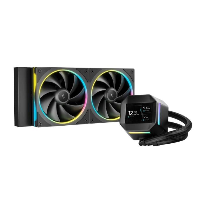 ENFRIAMIENTO LIQUIDO RGB DEEPCOOL LM240 AIO 240MM LGA1851/AM5 R-LM240-BKDMMC-1 NEGRO