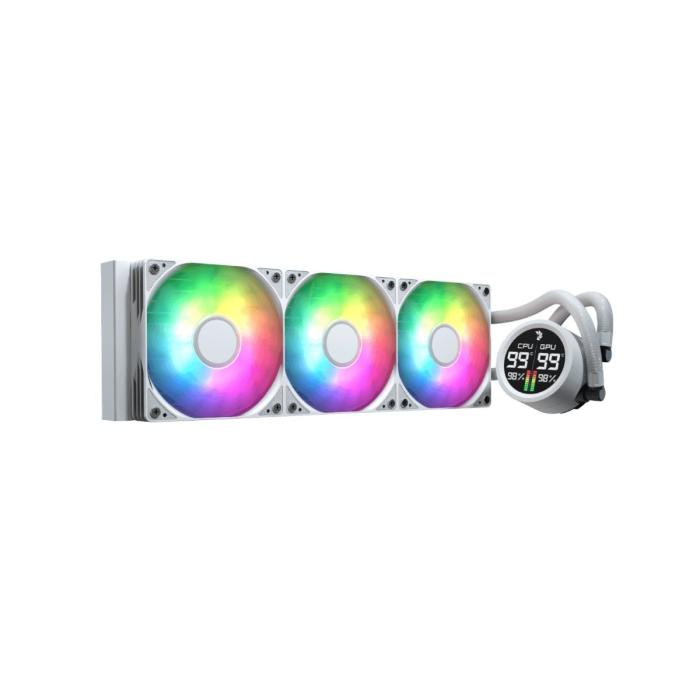ENFRIAMIENTO LIQUIDO RGB AEROCOOL ABYSS L360R DIGI WHT AIO 360MM ACLA-AD36117.21 BLANCO