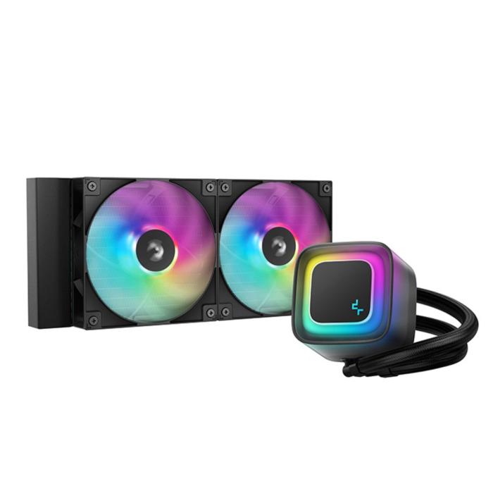 ENFRIAMIENTO LIQUIDO DEEPCOOL LE240 V2 ZERO DARK AIO 240MM R-LE240ZERO-BKLNMD-G-1 NEGRO