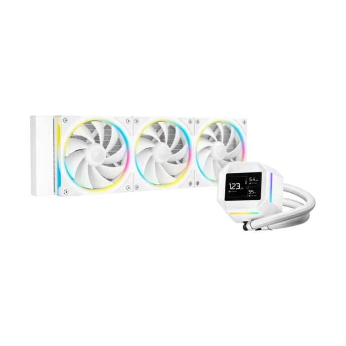 ENFRIAMIENTO LIQUIDO RGB DEEPCOOL LT360 WH AIO 360MM R-LT360-WHAMNC-G-1