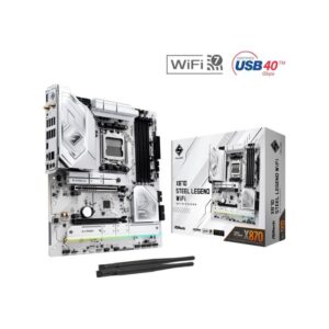 TARJETA MADRE ASROCK X870 STEEL LEGEND WIFI AM5 ATX DDR5