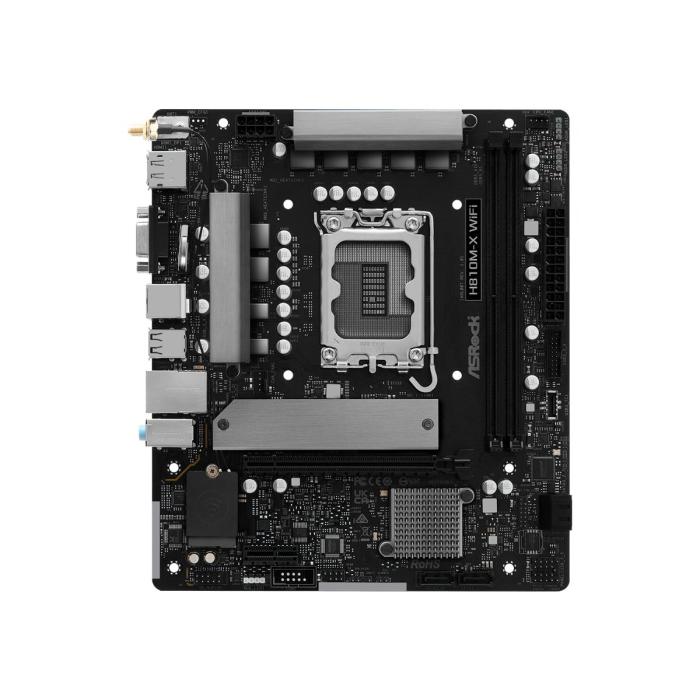 TARJETA MADRE ASROCK H810M-X WIFI LGA1851 MICRO ATX DDR5