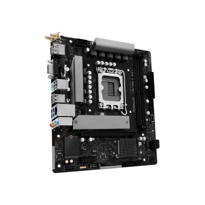 TARJETA MADRE ASROCK H810M-X WIFI LGA1851 MICRO ATX DDR5