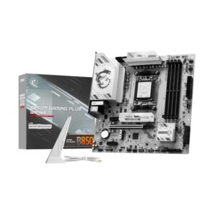TARJETA MADRE MSI B850M GAMING PLUS WIFI6E AM5 MICRO-ATX DDR5 911-7E81-001 BLANCO