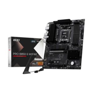 TARJETA MADRE MSI PRO B850-S WIFI6E AM5 ATX DDR5 911-7E80-008 NEGRO