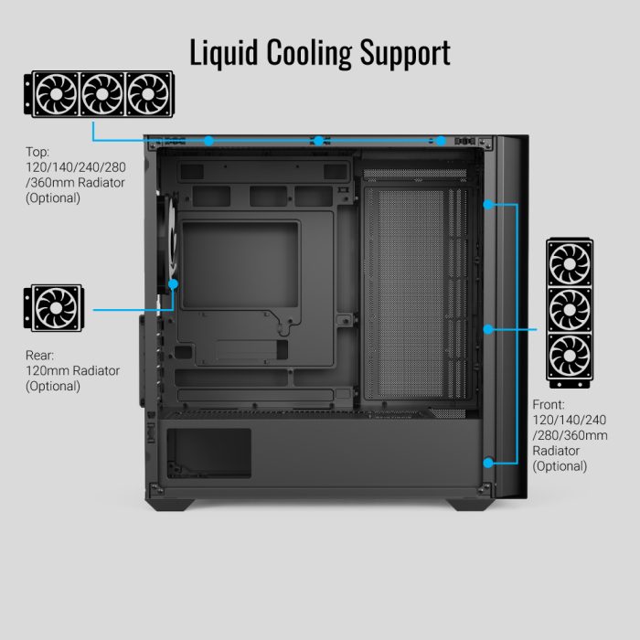 CASE RGB AEROCOOL D302A-G-WT-V1 MINI TOWER VENTILADORES 4 DE 120MM CON VIDRIO LATERAL Y MALLA FRONTAL ACCS-DS04043.21