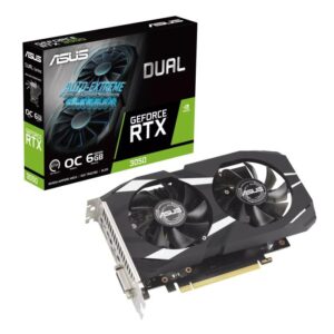 ASUS - DUAL-RTX3050-O6G - PCI Express 4.0 - NVIDIA - NVIDIA GeForce RTX 3050